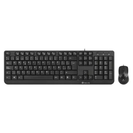 Teclado e Rato NGS Cocoa Kit (2 pcs) Preto Qwerty espanhol de NGS, Packs de teclado e rato - Ref: S0411984, Preço: 9,18 €, De...