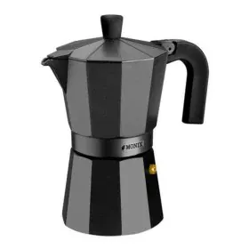 Italian Coffee Pot Monix Braisogona_M640012 Black Aluminium 12 Cups 1,5 L by Monix, Stovetop Coffee Makers - Ref: S0412372, P...