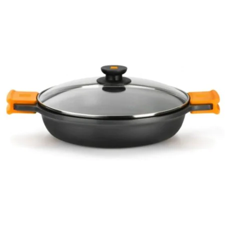 Casserole BRA Braisogona_A270524 Ø 24 cm Black Metal Aluminium Toughened aluminium Cast aluminium 5 L by BRA, Casserole pans ...