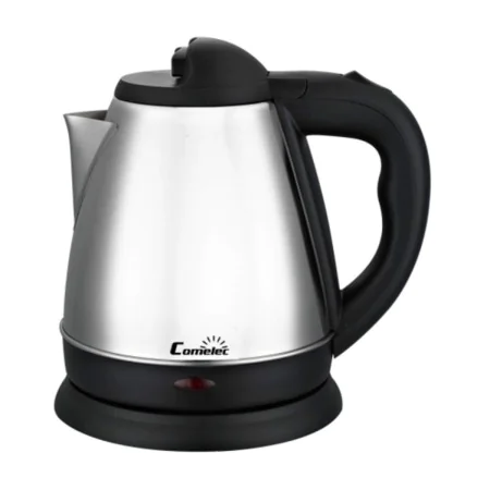 Kettle COMELEC D227990 1,2 L 1600W White Black Black/Silver Silver Stainless steel 1200 W 1600 W 1 L by COMELEC, Electric Ket...