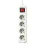 Multipresa con 4 Prese con Interruttore Silver Electronics Bianco di Silver Electronics, Multiprese - Rif: S0424973, Prezzo: ...