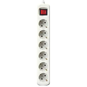 Multipresa 6 Prese con Interruttore Silver Electronics Bianco di Silver Electronics, Multiprese - Rif: S0424975, Prezzo: 9,18...