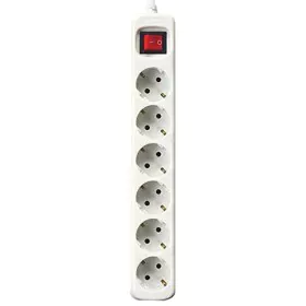 Multipresa 6 Prese con Interruttore Silver Electronics Bianco di Silver Electronics, Multiprese - Rif: S0424975, Prezzo: 9,18...