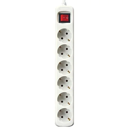 Power Socket - 6 Sockets with Switch Silver Electronics White by Silver Electronics, Power Strips - Ref: S0424975, Price: 9,1...