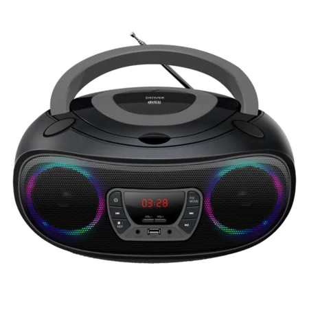 Rádio CD Bluetooth MP3 Denver Electronics TCL-212BT GREY 4W Cinzento Preto/Cinzento de Denver Electronics, Raios - Ref: S0425...