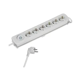 Extensão com 6 Tomadas com Interruptor Vivanco 37647 1,4 m Branco de Vivanco, Réguas - Ref: S0426493, Preço: 13,42 €, Descont...