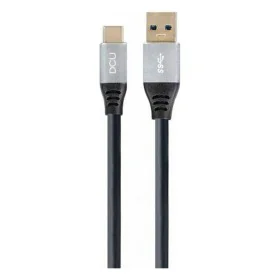 USB A to USB C Cable DCU Black (1,5M) by DCU Tecnologic, Data Cables - Ref: S0427516, Price: 9,51 €, Discount: %