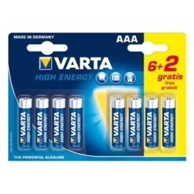 Pila Varta LR6 AAA 1,5V High Energy (8 pcs) de Varta, Pilas - Ref: S0427560, Precio: 6,09 €, Descuento: %