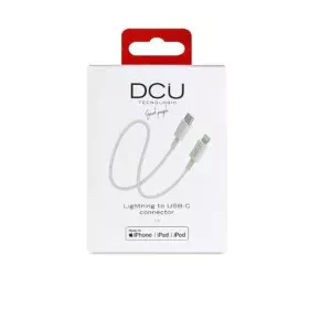 Cabo USB-C para Lightning iPhone DCU 1 Branco 1 m de DCU Tecnologic, Cabos de dados - Ref: S0428907, Preço: 16,30 €, Desconto: %