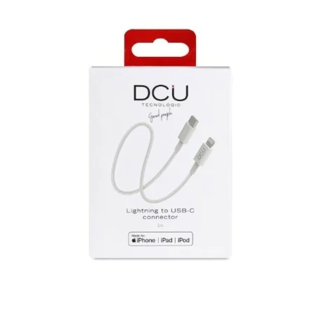 Cable USB-C a Lightning iPhone DCU 1 Blanco 1 m de DCU Tecnologic, Cables de datos - Ref: S0428907, Precio: 17,41 €, Descuent...