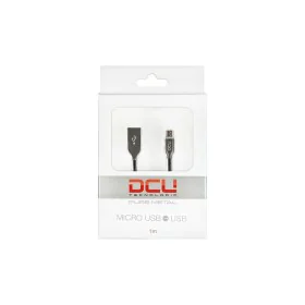 Cable USB a micro USB DCU 30401295 Gris 1 m de DCU Tecnologic, Cables de datos - Ref: S0428908, Precio: 9,49 €, Descuento: %