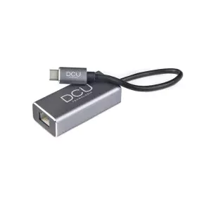 Adaptateur USB C vers RJ45 DCU 391167 Gris de DCU Tecnologic, Câbles USB - Réf : S0429312, Prix : 24,62 €, Remise : %