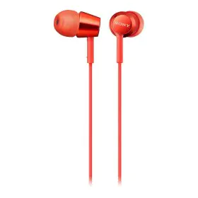 Headphones with Microphone Sony MDR-EX155AP Red by Sony, Headphones and accessories - Ref: S0429736, Price: 14,92 €, Discount: %