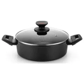 Casserole Monix TITAN ROCK Ø 24 cm Black by Monix, Casserole pans - Ref: S0433249, Price: 23,07 €, Discount: %