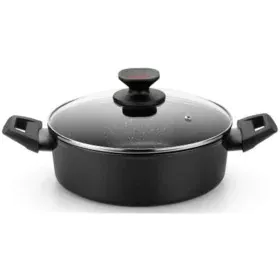 Casserole Monix TITAN ROCK Ø 28 cm Black by Monix, Casserole pans - Ref: S0433250, Price: 26,67 €, Discount: %