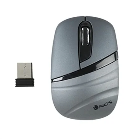 Mouse NGS ASH DUAL Schwarz Schwarz/Silberfarben (1 Stück) von NGS, Mäuse - Ref: S0433509, Preis: 18,59 €, Rabatt: %