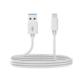 Cable USB A a USB C DCU 30402065 Blanco de DCU Tecnologic, Cables USB - Ref: S0438648, Precio: 10,27 €, Descuento: %