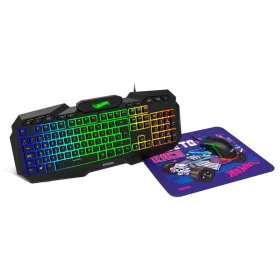 Keyboard with Gaming Mouse Krom HOTWHEELS Spanish Qwerty by Krom, Keyboard & Mouse Sets - Ref: S0439205, Price: 32,38 €, Disc...