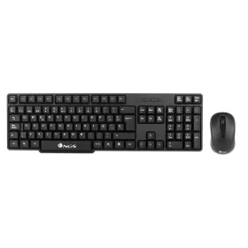 Keyboard and Mouse NGS EUPHORIA KIT Black Spanish Qwerty Wireless by NGS, Keyboard & Mouse Sets - Ref: S0440165, Price: 13,90...