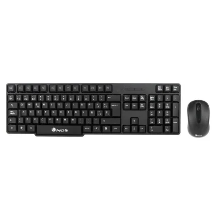 clavier et souris NGS EUPHORIA KIT Noir Espagnol Qwerty Sans fil de NGS, Ensembles Clavier et Souris - Réf : S0440165, Prix :...