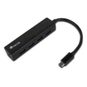 Hub USB 4 Puertos NGS NGS-HUB-0054 Negro 5 Gbps de NGS, Hubs USB - Ref: S0440209, Precio: 15,63 €, Descuento: %