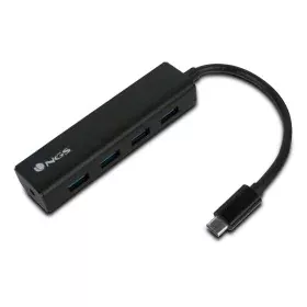 Hub USB 4 Portas NGS NGS-HUB-0054 Preto 5 Gbps de NGS, Hubs USB - Ref: S0440209, Preço: 16,70 €, Desconto: %