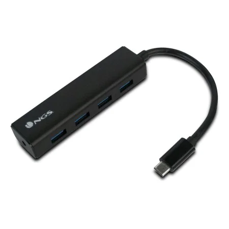 Hub USB 4 Ports NGS NGS-HUB-0054 Noir 5 Gbps de NGS, Hubs USB - Réf : S0440209, Prix : 15,63 €, Remise : %