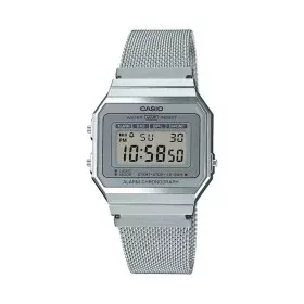 Montre Homme Casio A700WEM-7AEF Argenté de Casio, Montres bracelet - Réf : S0442975, Prix : 40,68 €, Remise : %