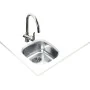 Fregadero de Un Seno Teka BE3437 Plateado de Teka, Fregaderos - Ref: S0443608, Precio: 72,38 €, Descuento: %