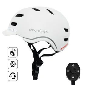 Capacete para Trotinete Elétrica Smartgyro SMART PRO Branco de Smartgyro, Trotinetas - Ref: S0448742, Preço: 91,10 €, Descont...