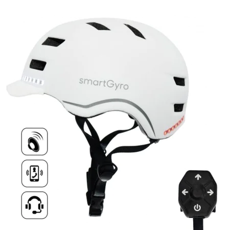 Casco para Patinete Eléctrico Smartgyro SMART PRO Blanco de Smartgyro, Patinetes - Ref: S0448742, Precio: 91,10 €, Descuento: %