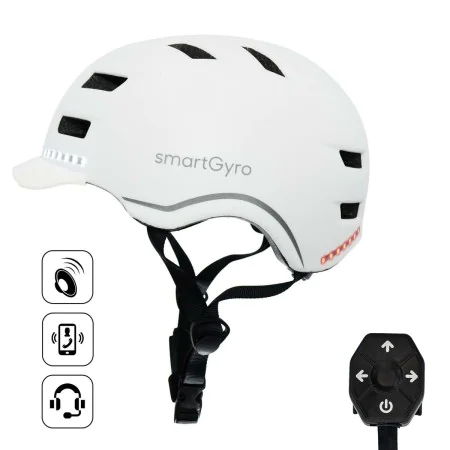 Capacete para Trotinete Elétrica Smartgyro SMART PRO Branco de Smartgyro, Trotinetas - Ref: S0448744, Preço: 91,10 €, Descont...