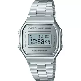 Orologio Uomo Casio A168WEM-7EF Grigio Argentato di Casio, Orologi da polso - Rif: S0449578, Prezzo: 37,24 €, Sconto: %