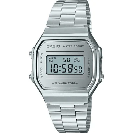 Reloj Hombre Casio A168WEM-7EF Gris Plateado de Casio, Relojes de pulsera - Ref: S0449578, Precio: 37,24 €, Descuento: %