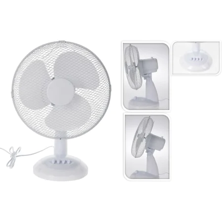 Ventilador de Mesa Excellent Electrics EL9000160 Branco de Excellent Electrics, Ventiladores de mesa - Ref: S0449683, Preço: ...