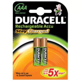 Pilas Recargables DURACELL HR03 1.2 V AAA (2 Unidades) de DURACELL, Pilas recargables - Ref: S0451282, Precio: 7,05 €, Descue...