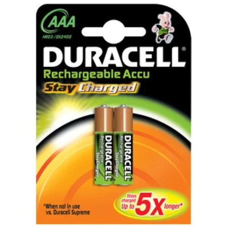 Pilhas Recarregáveis DURACELL HR03 1.2 V AAA (2 Unidades) de DURACELL, Pilhas recarregáveis - Ref: S0451282, Preço: 7,84 €, D...