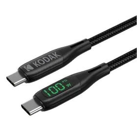 USB-C-Kabel Kodak Schwarz 1 m (1 Stück) von Kodak, USB-Kabel - Ref: S0451314, Preis: 13,83 €, Rabatt: %