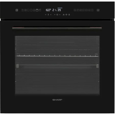 Horno Pirolítico Sharp K71L66BNH 78 L de Sharp, Hornos de pared - Ref: S0451869, Precio: 484,13 €, Descuento: %