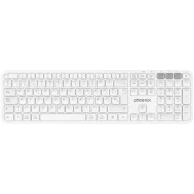 Bluetooth Keyboard Phoenix K300 White Spanish Qwerty by Phoenix, Keyboards - Ref: S0452324, Price: 18,42 €, Discount: %