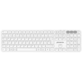 Tastiera Bluetooth Phoenix K300 Bianco Qwerty in Spagnolo di Phoenix, Tastiere - Rif: S0452324, Prezzo: 17,24 €, Sconto: %