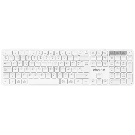 Teclado Bluetooth Phoenix K300 Branco Qwerty espanhol de Phoenix, Teclados - Ref: S0452324, Preço: 18,42 €, Desconto: %