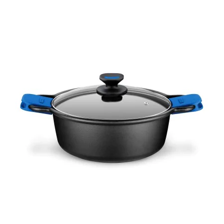 Casserole avec Couvercle en Verre Monix M360328 Noir Aluminium Aluminium fondu Ø 28 cm 6 L de Monix, Faitouts - Réf : S045241...