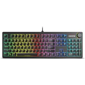 Clavier pour jeu OZONE Espagnol Qwerty Noir de OZONE, Claviers - Réf : S0455058, Prix : 51,63 €, Remise : %