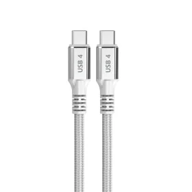 Câble USB-C vers USB-C DCU Blanc 1,5 m de DCU Tecnologic, Câbles USB - Réf : S0455367, Prix : 16,46 €, Remise : %