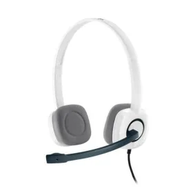 Auriculares con Micrófono Logitech Blanco de Logitech, Accesorios - Ref: S0455508, Precio: 17,13 €, Descuento: %