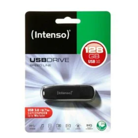 Clé USB INTENSO USB 3.0 128 GB Noir 128 GB 256 GB 128 GB SSD de INTENSO, Clés USB - Réf : S0456277, Prix : 9,20 €, Remise : %