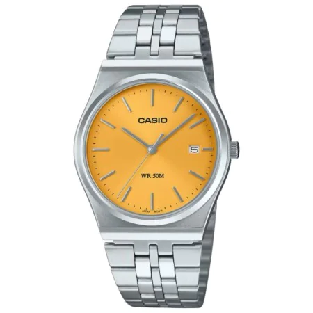 Relógio masculino Casio Amarelo Prateado (Ø 35 mm) de Casio, Relógios com braselete - Ref: S0456738, Preço: 65,04 €, Desconto: %