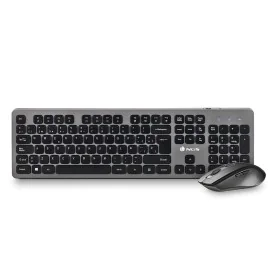 Keyboard and Wireless Mouse NGS Spanish Qwerty Black/Silver by NGS, Keyboard & Mouse Sets - Ref: S0457093, Price: 30,40 €, Di...