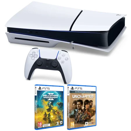 PlayStation 5 Sony CHASIS D +HELLDIVERS 2+UNCHARTED 16 GB RAM de Sony, Consolas - Ref: S0457244, Precio: 645,43 €, Descuento: %